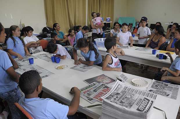 Escola Pedro Biscaia também produziu jornal