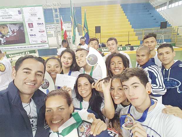 Capoeiristas participaram do Sul Brasileiro