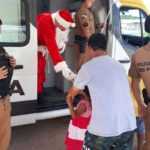 PM Noel faz a alegria da criançada do Arvoredo e Israelense