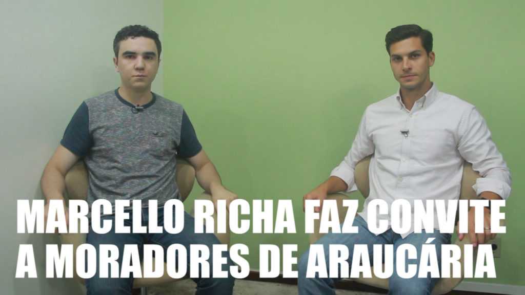 Marcello Richa faz convite a moradores de Araucária