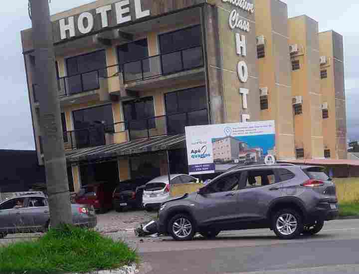 Motoqueiro envolvido em acidente na rua Manoel Ribas não resistiu e faleceu no hospital
