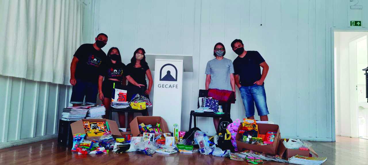 Ação Social do grupo Gecafe arrecada material escolar
