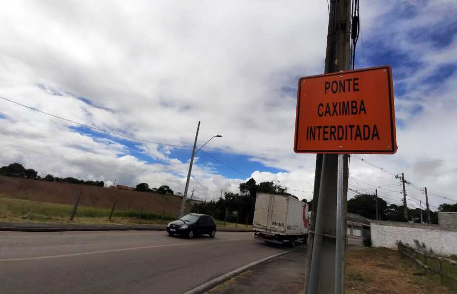 Acesso a Curitiba pela ponte da Caximba não está interditado