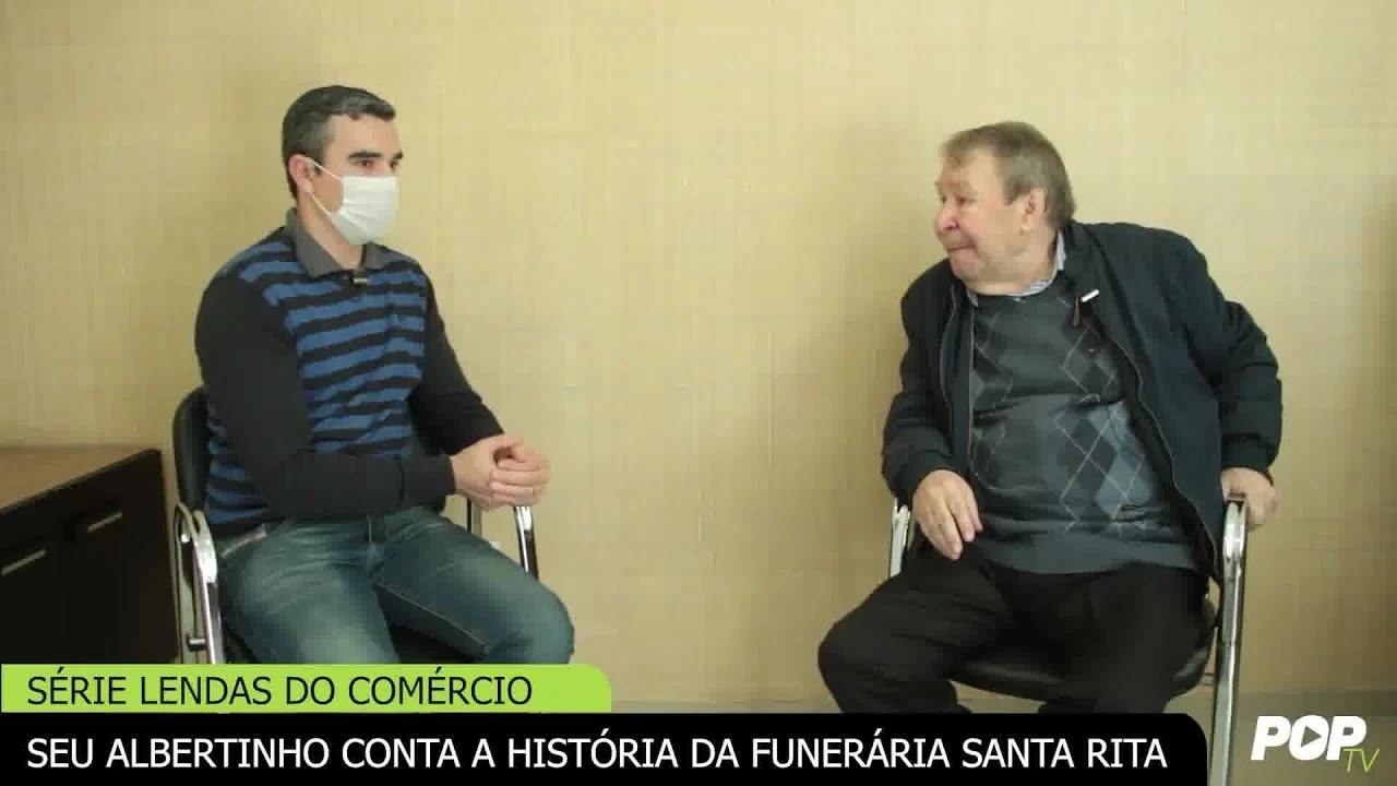 Seu Albertinho conta a história da Funerária Santa Rita