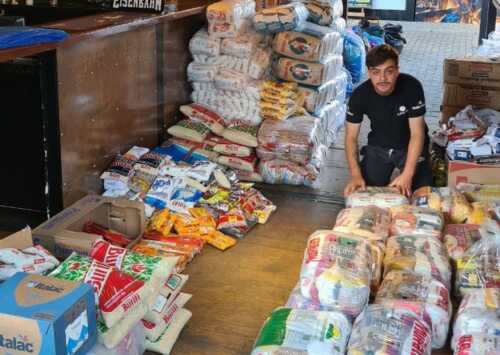 Campanha “Time do Bem” arrecada mais de duas toneladas em alimentos