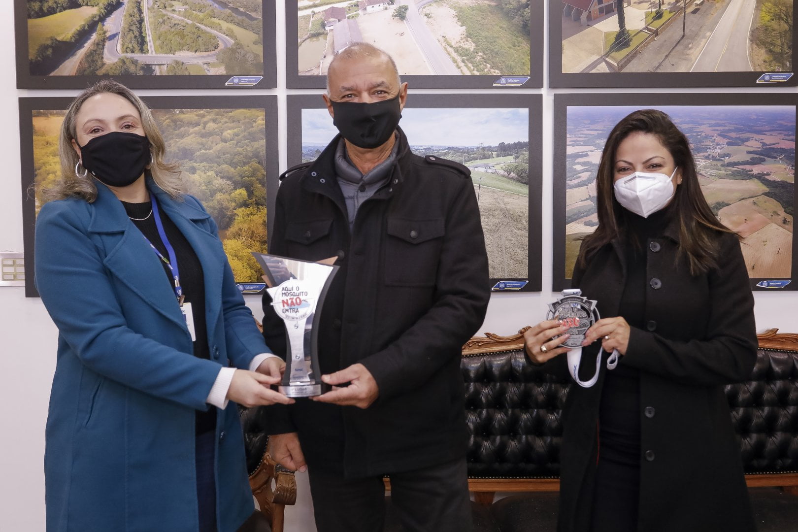 Araucária é premiada como cidade mais engajada na campanha contra a dengue