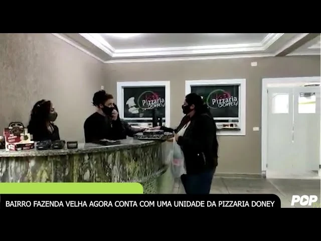 Bairro Fazenda Velha agora conta com uma unidade da Pizzaria Doney