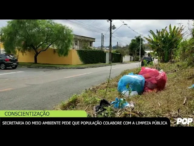 Secretaria do Meio Ambiente pede que população colabore com a limpeza pública