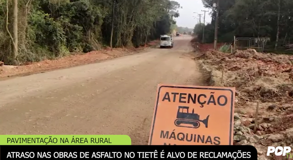 Pavimentação na área rural
