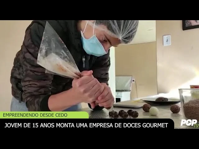 Jovem de 15 anos monta uma empresa de doces gourmet