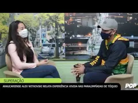 Araucariense Alex Witkovski relata experiência vivida nas Paralimpíadas de Tóquio