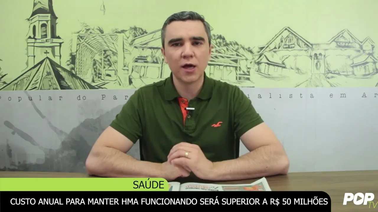 Custo anual para manter HMA funcionando será superior a R$ 50 milhões