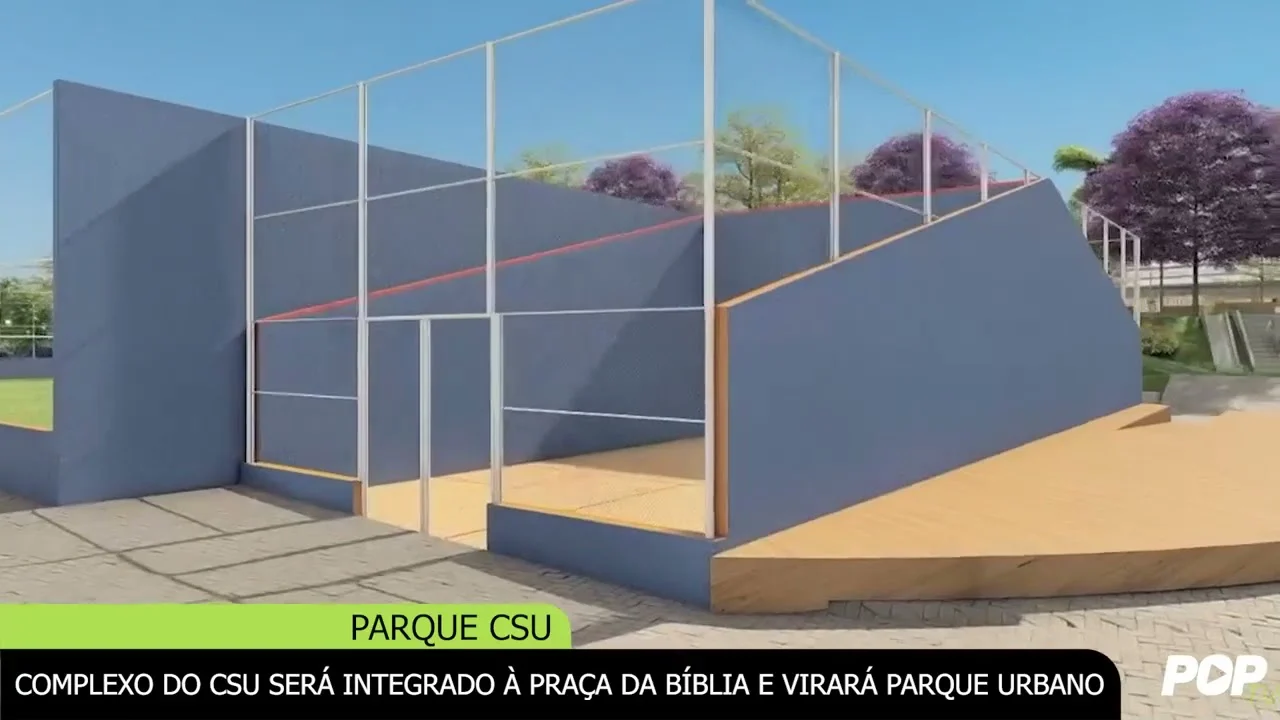 Complexo do CSU será integrado à Praça da Bíblia e virará parque urbano
