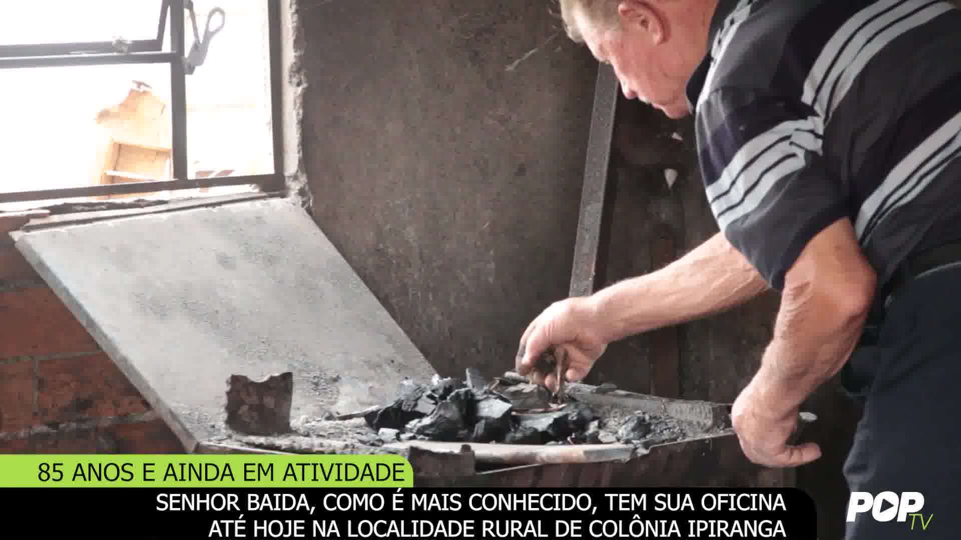 Mais antigo ferreiro de Araucária, completa 85 anos