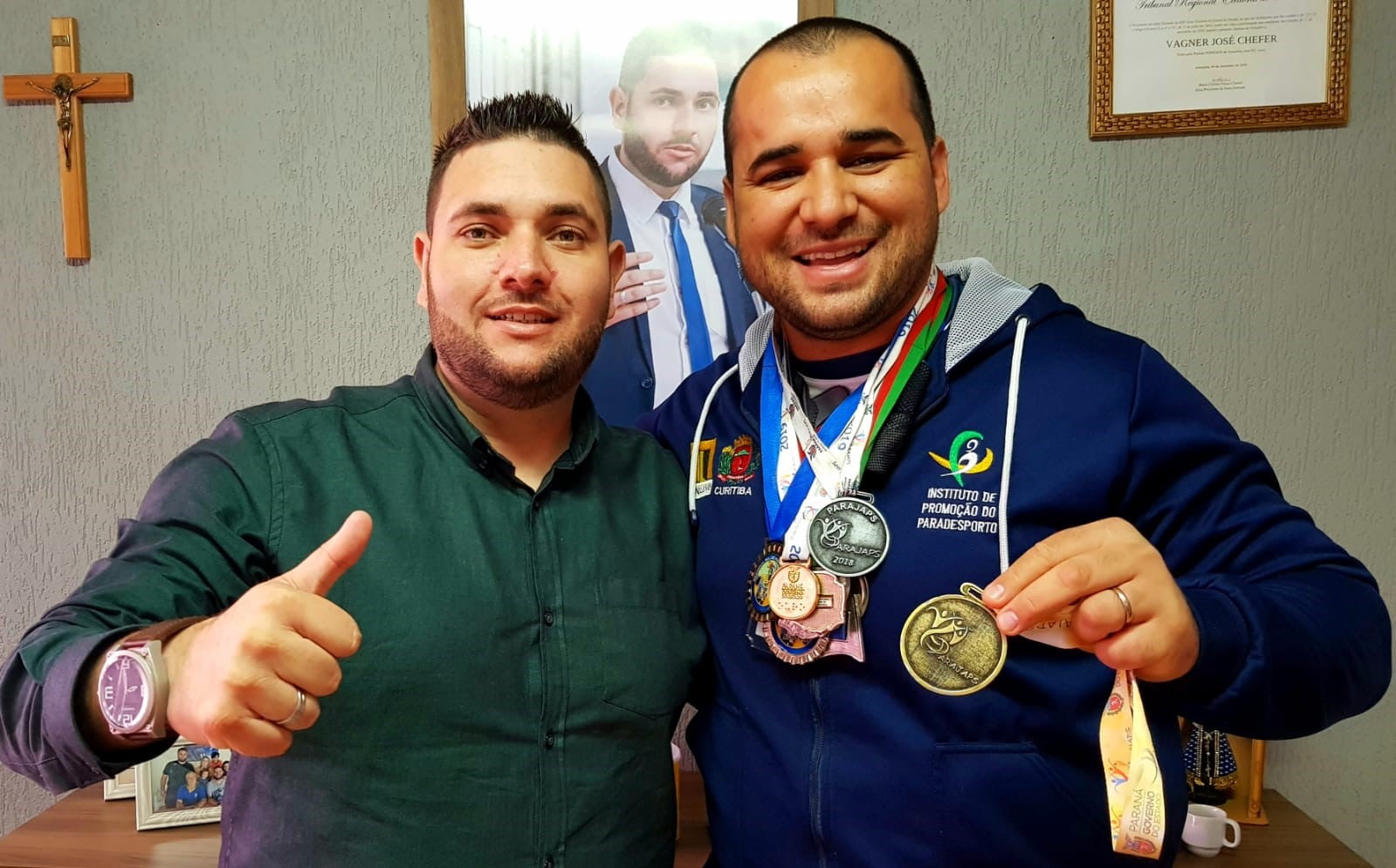 Atleta Ed Casagranda recebe homenagem na Câmara de Vereadores