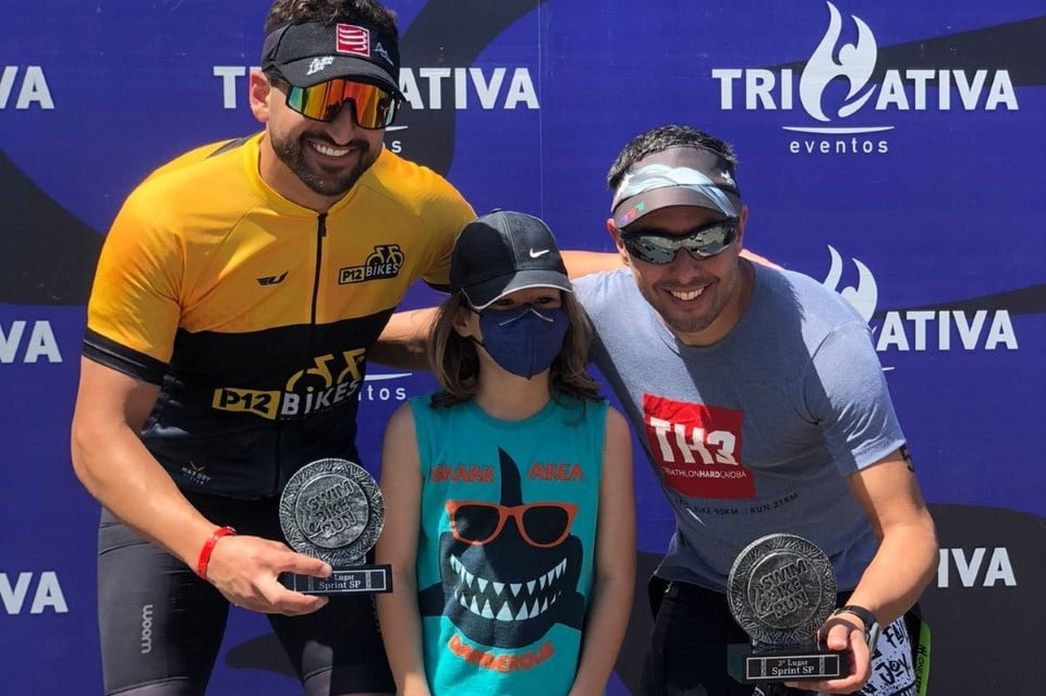 Alexandre Sobânia fez pódio na prova Triatlhon Caiobá 2021