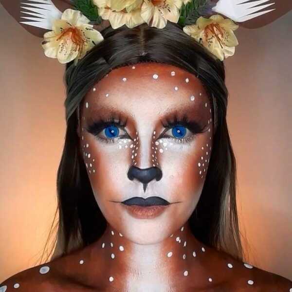 Araucariense faz sucesso com suas maquiagens artísticas