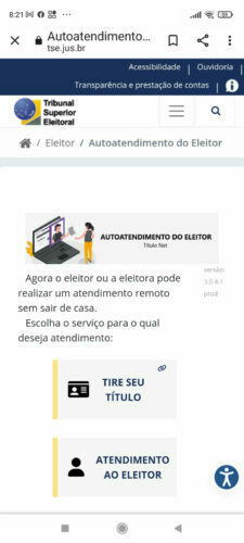 Autoatendimento permite que eleitor imprima título em casa