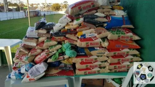 Rodada da Copa Adelmari Nassar arrecadou mais de 300kg de alimentos