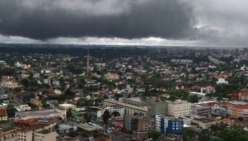 Fim de semana será chuvoso em Araucária