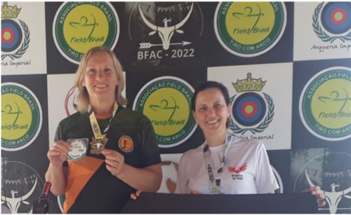 Arqueira araucariense é campeã brasileira de arco e flecha