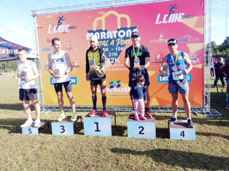 Atleta araucariense sobe no pódio da 5ª Maratona Portal a Portal