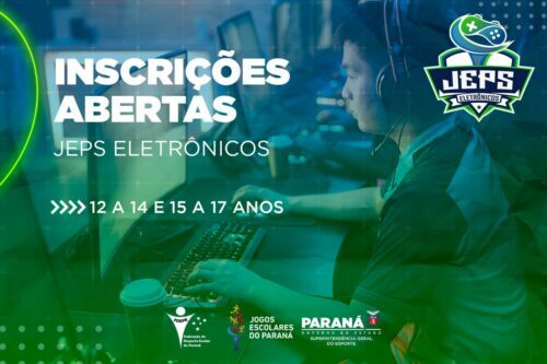 Abrem as inscrições para os Jogos Escolares Eletrônicos nesta segunda-feira