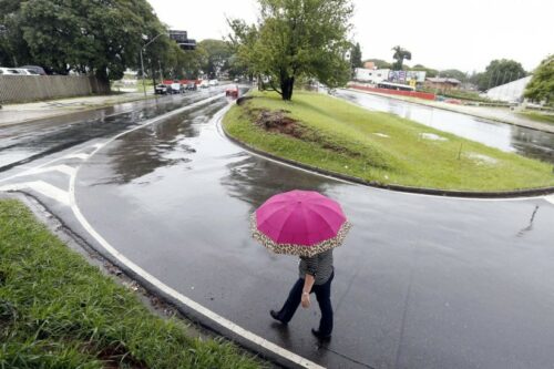 Temperaturas terão leves quedas e o fim de semana será com chuva e tempo nublado