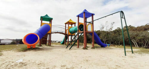 Parquinho infantil do Parque Cachoeira é alvo de ladrões