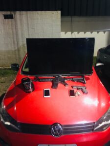 Bandidos que roubaram agropecuária em Mandirituba foram presos em Araucária