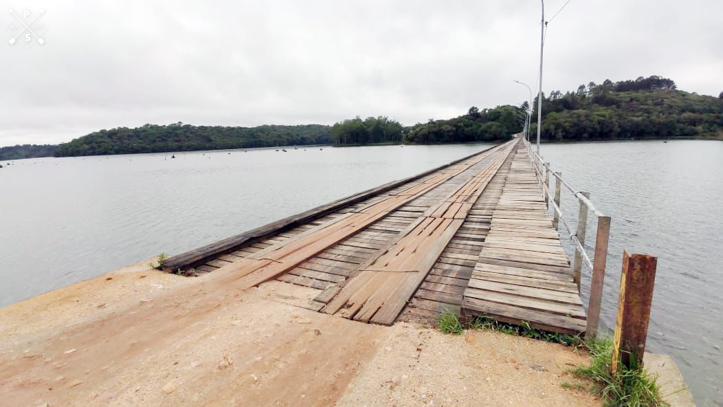Nova ponte sobre a represa do Rio Verde já está 80% concluída