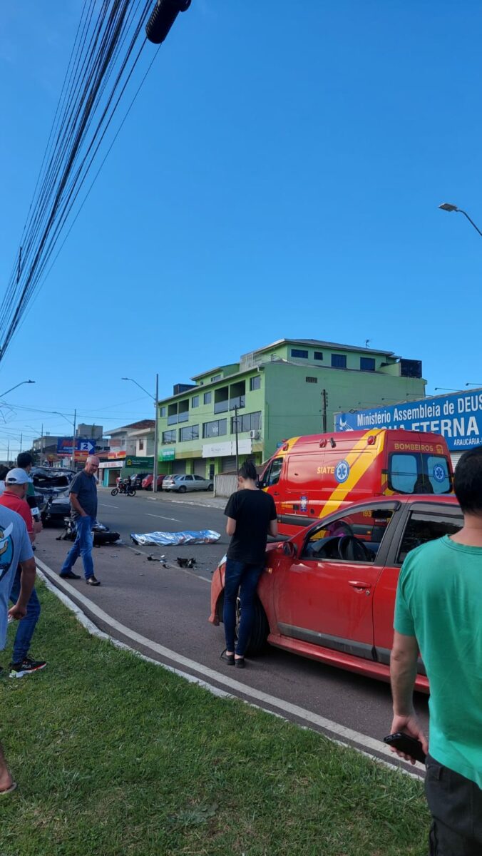 Acidente na Agrimensor na tarde deste domingo, precisou de auxílio do helicóptero no resgate!