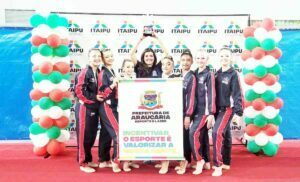 Ginastas de Araucária foram vice-campeãs nos Jogos da Juventude do Paraná