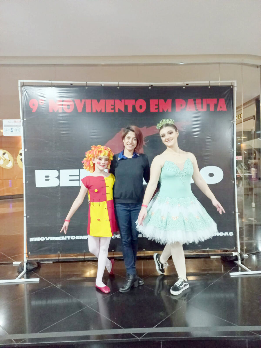 Bailarinas de Araucária encantaram o público no Festival Movimento em Pauta