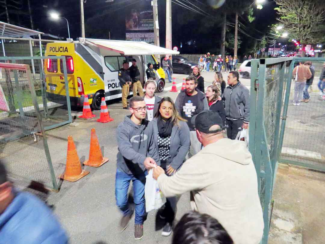 Mais de 5 mil quilos de alimentos foram arrecadados durante a festa da padroeira