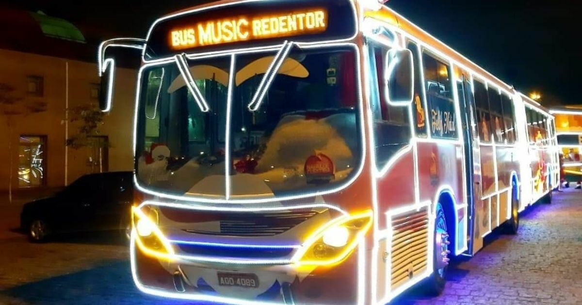 Espetáculo Bus Music Redentor estará no Natal Iluminado de Araucária