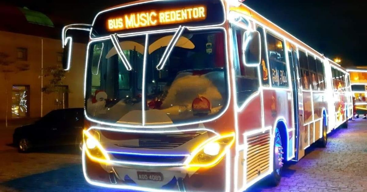Espetáculo Bus Music Redentor estará no Natal Iluminado de Araucária