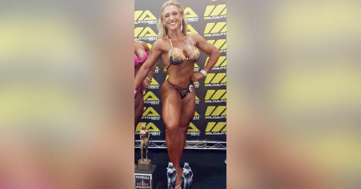 Fisiculturista Amanda Backes fica no top 2 do Muscle Contest International Paraná