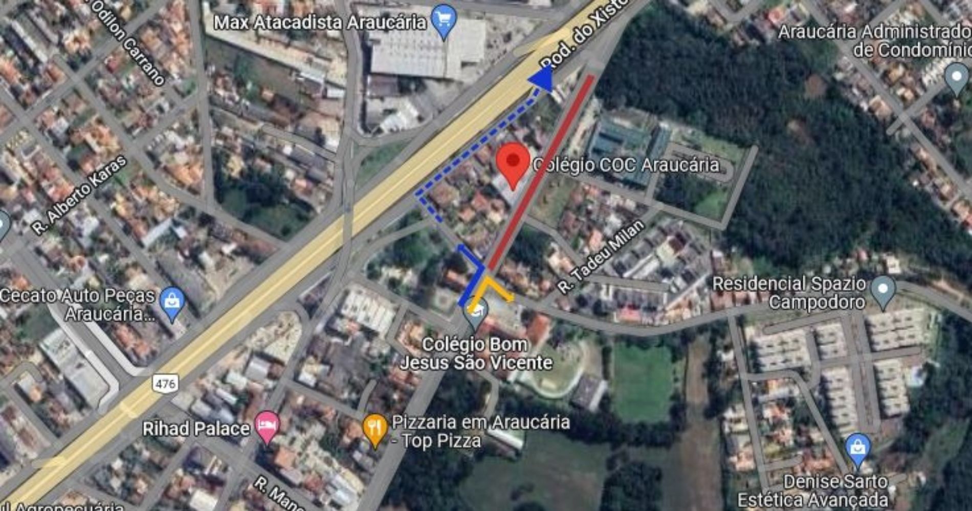 Trecho final da rua São Vicente será bloqueado temporariamente por conta das obras de contenção