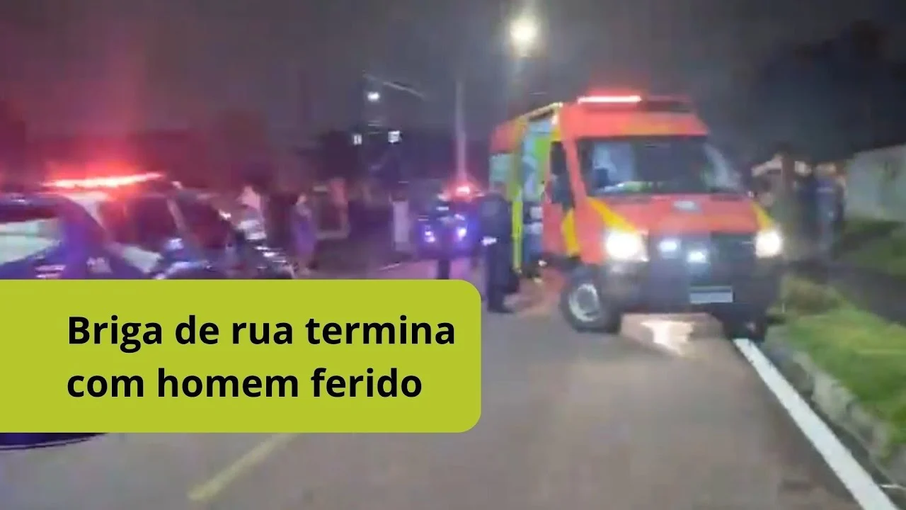 Briga de rua deixa homem ferido no Capela Velha