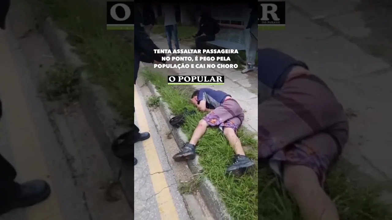 No Campina da Barra - Um homem foi contido pela população após tentar assaltar uma usuária do trans