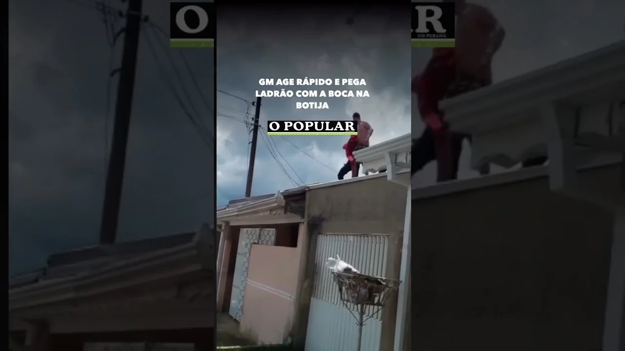 Após denúncia de populares, Guarda Municipal consegue prender assaltante de residência em flagrante