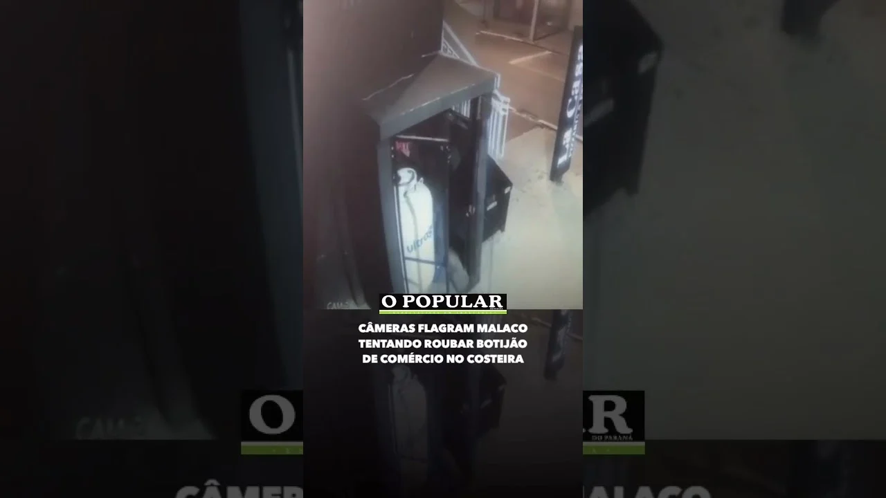 Marginal não conseguiu levar o botijão, mas levou o registro e quase causou tragédia ao deixar o gá
