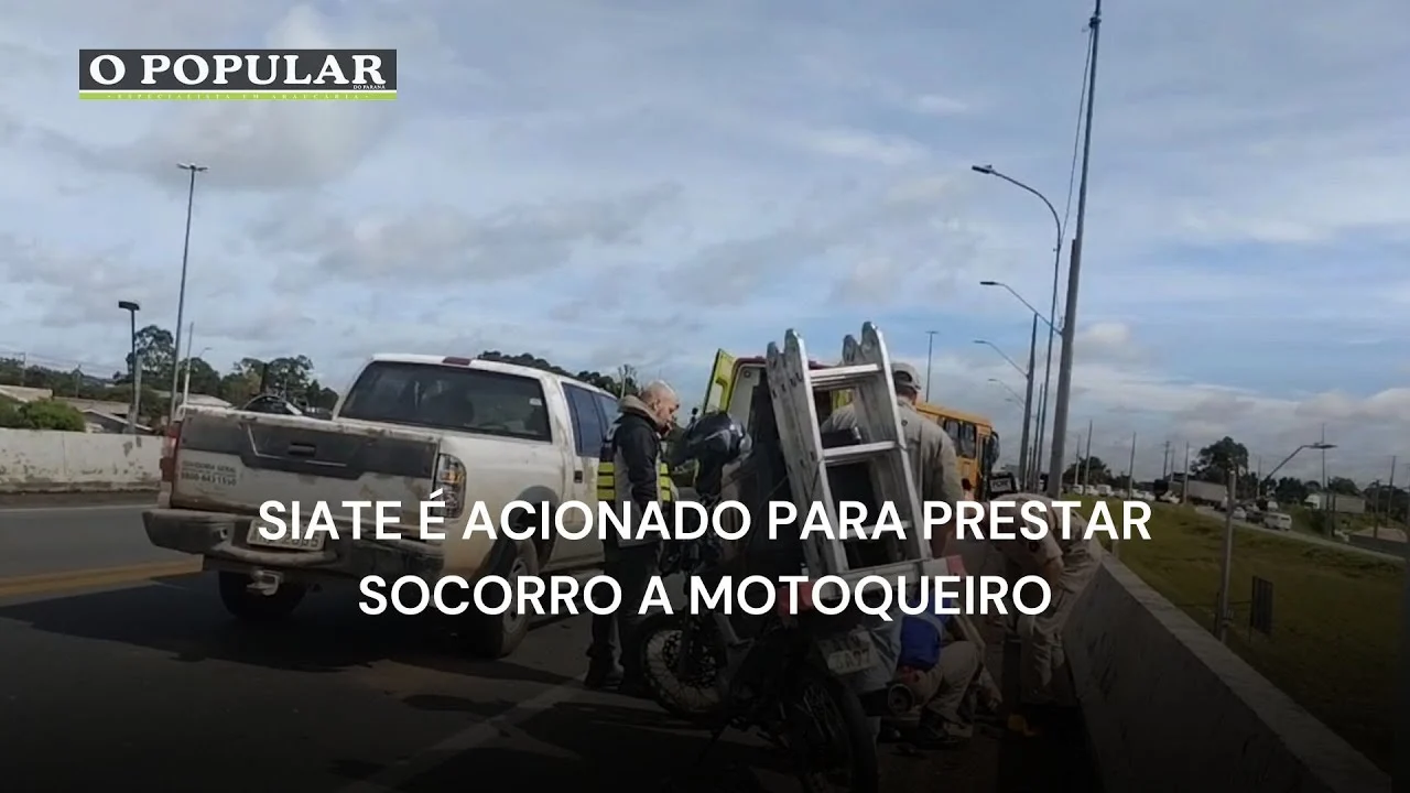 SIATE é acionado para prestar socorro a motoqueiro