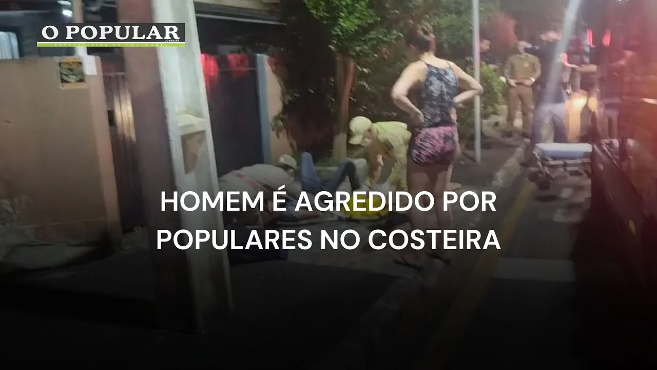 Homem é agredido por populares no Costeira