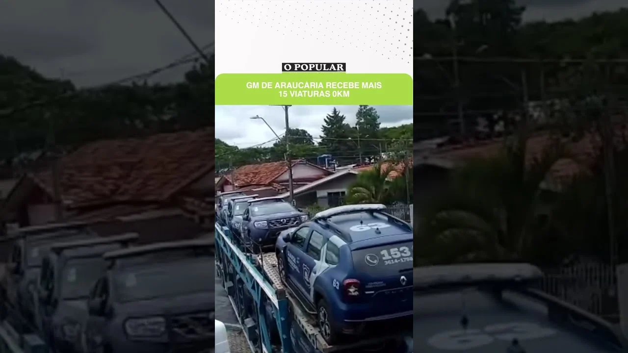 Prefeitura investiu quase R$ 3 milhões na compra de novas viaturas para a Guarda Municipal