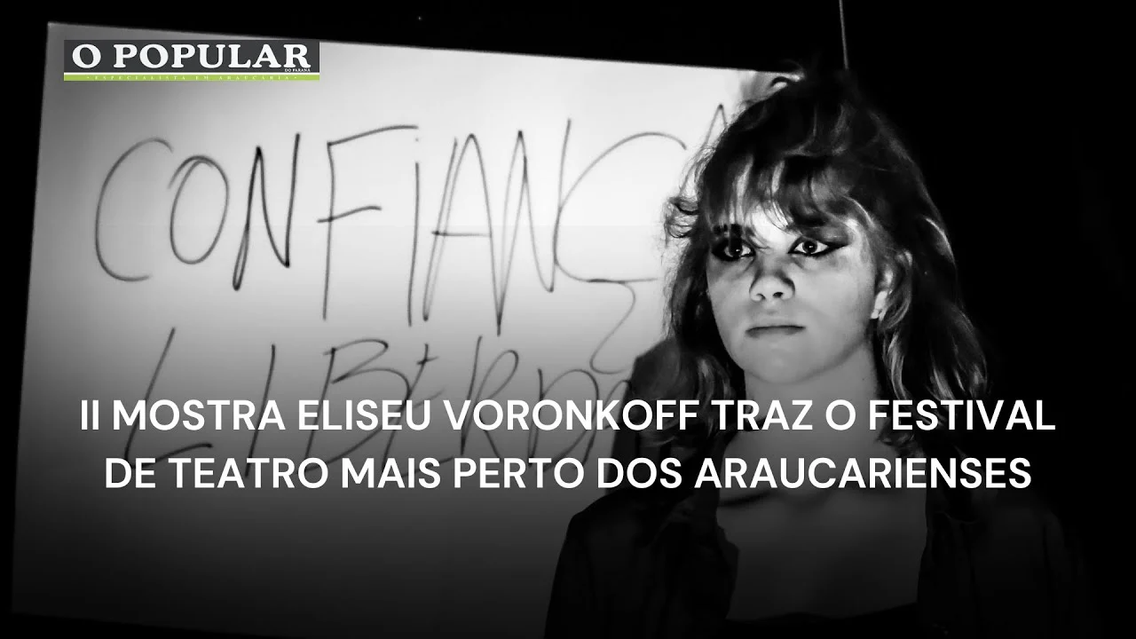 II mostra Eliseu Voronkoff traz o festival de teatro mais perto dos araucarienses