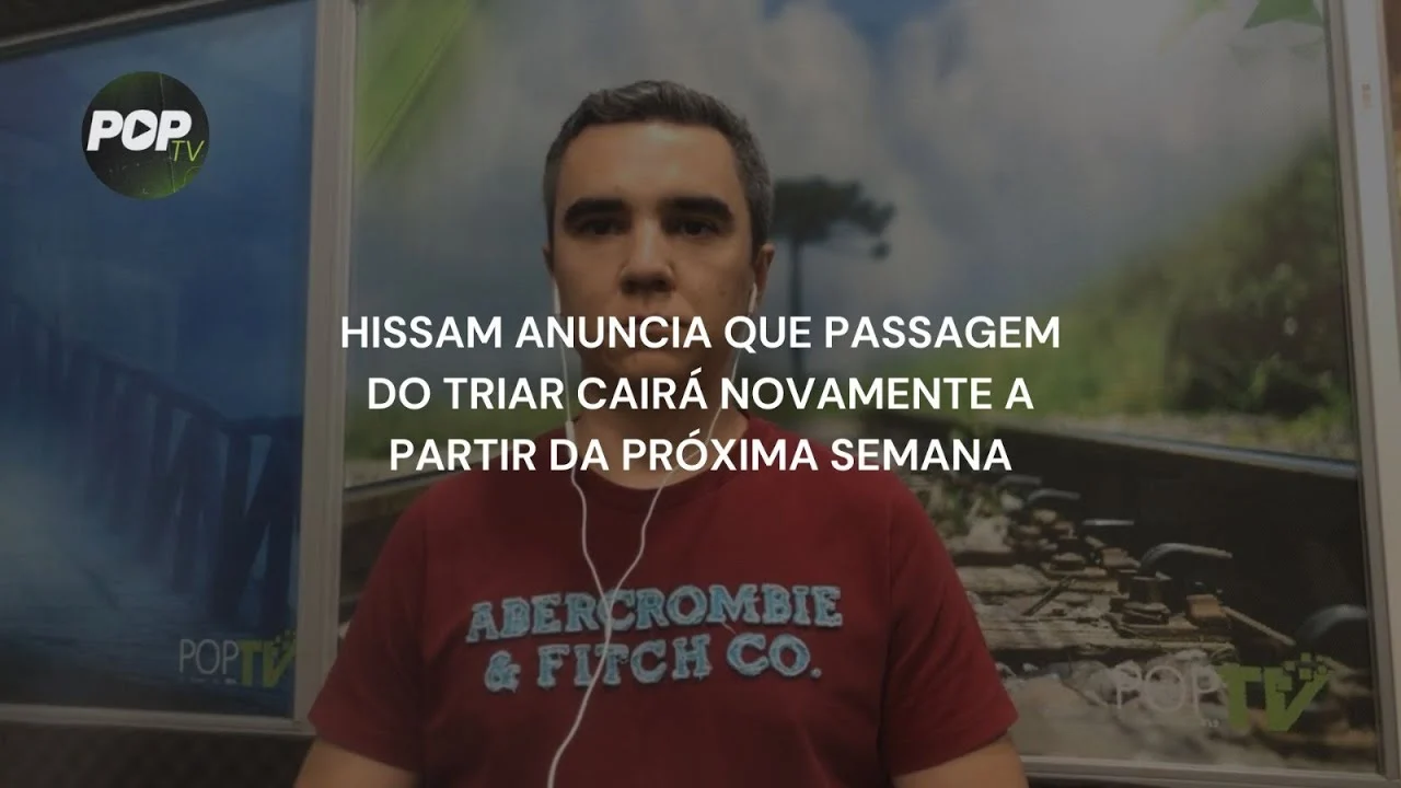 Hissam anuncia que passagem do TRIAR cairá novamente a partir da próxima semana