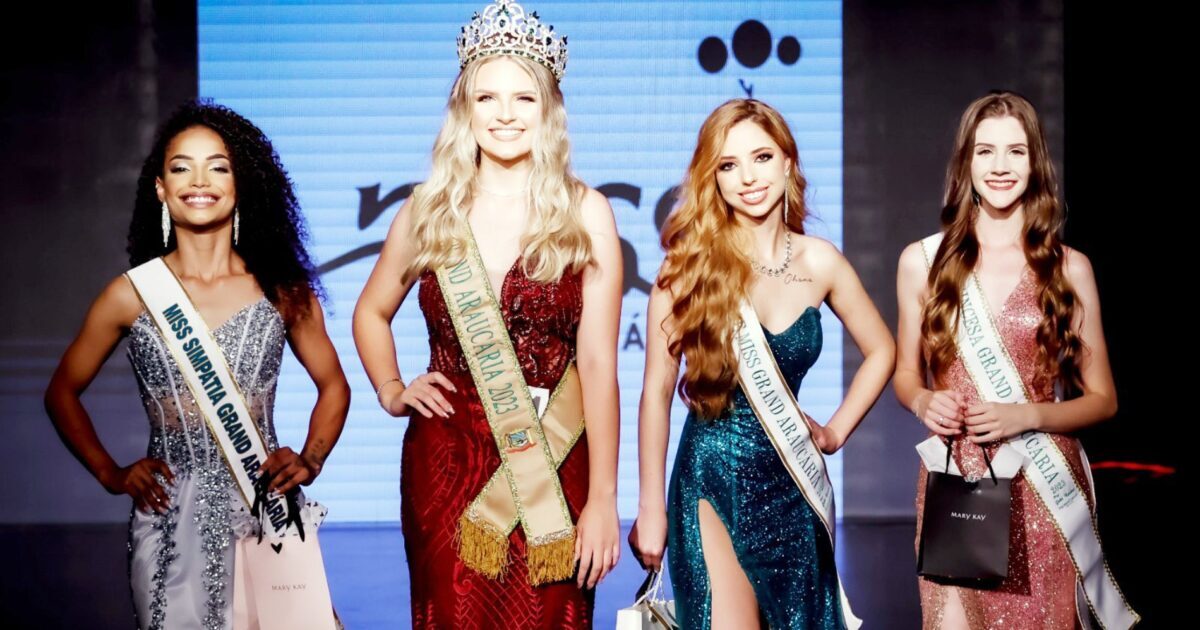 Concurso que elegeu a Miss Grand Araucária foi sucesso de público