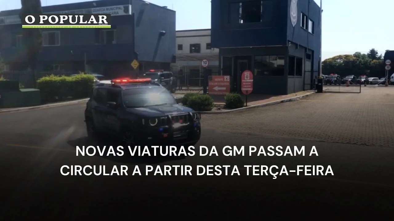 Novas viaturas da GM passam a circular a partir desta terça-feira e corporação faz demonstração pela